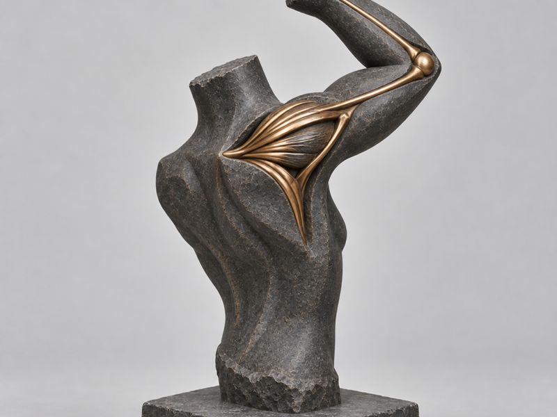 Shoulder and Elbow topic sculpture — from the Expert’s Desk garden