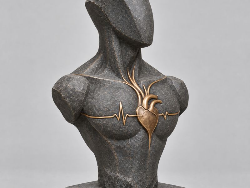 Athlete Health topic sculpture — from the Expert’s Desk garden